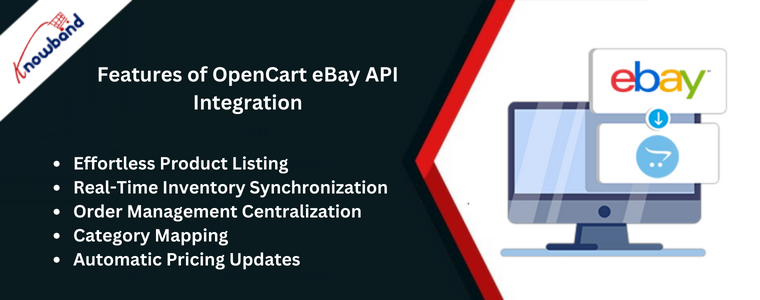 Features of OpenCart eBay API Integration
