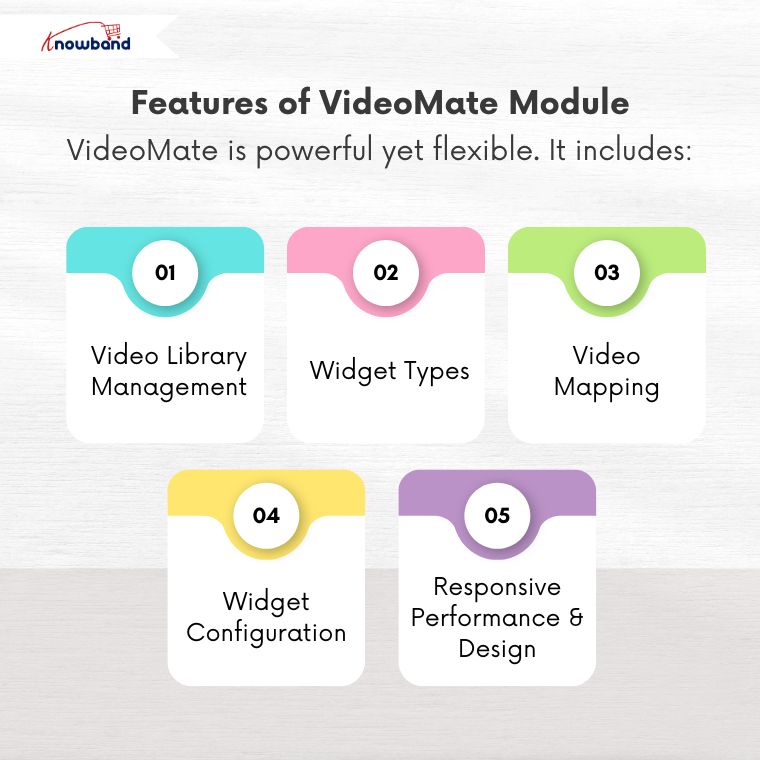 Features of VideoMate Module.