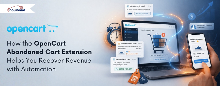 OpenCart abandoned cart extension recovering lost sales with automated email reminders