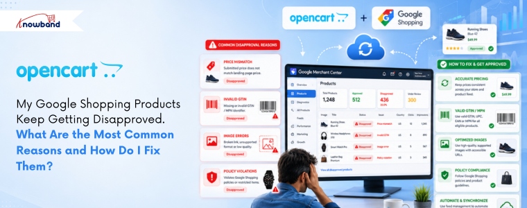OpenCart Google Shopping Synchronizer fixing product feed disapprovals